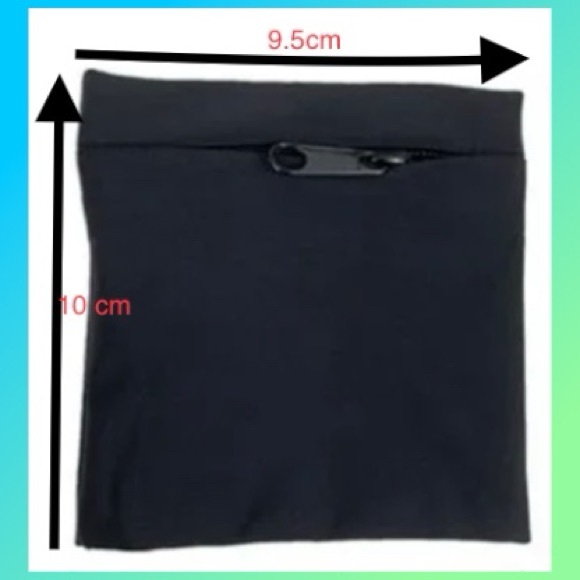 Elastic Wireless Headphones Headband And Sports Wrist Pouch Set - Picture 8 of 8